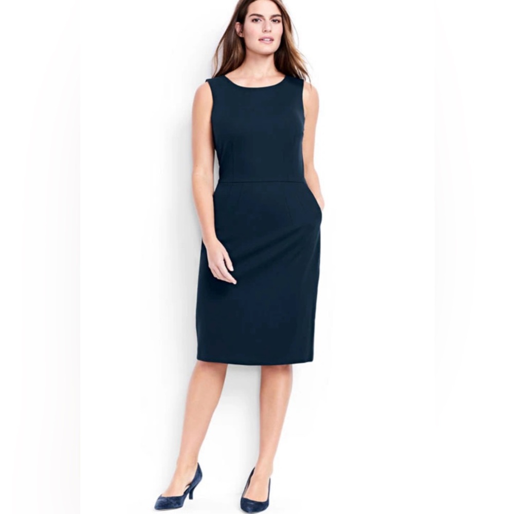 Lands End black sheath dress size 20W